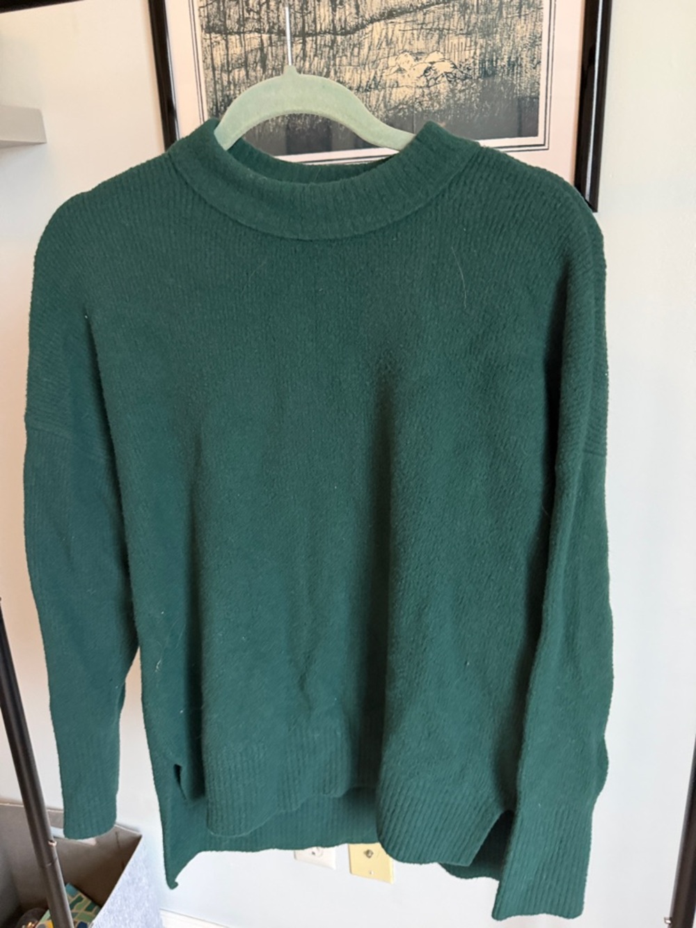 Abercrombie & Fitch Dark Green Crewneck Sweater